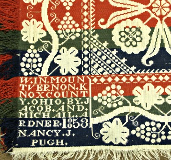 Ardner Coverlet of 1853 Ardner Coverlet - 1853