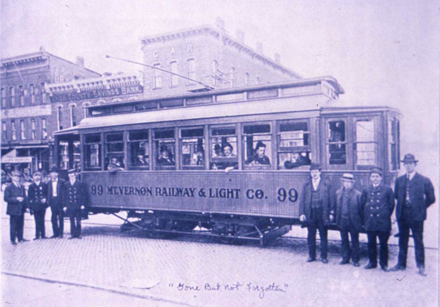 Trolley on Mount Vernon Public Square
