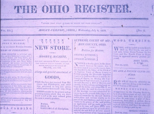 the Ohio Register