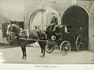 Nathan Butcher drove Mount Vernon's early Police Wagon Police Wagon