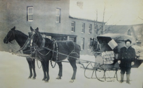 Mr. Fesler, Postman at Danville
