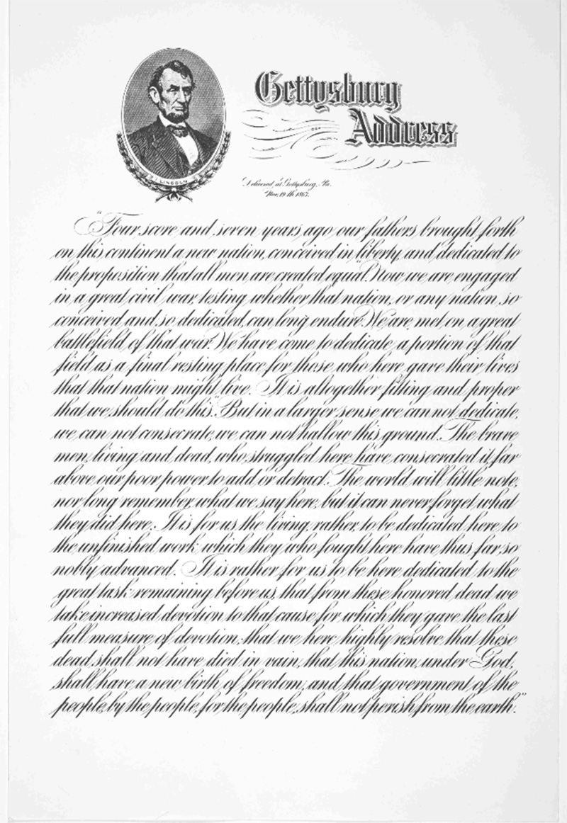 Gettysburg Address 01